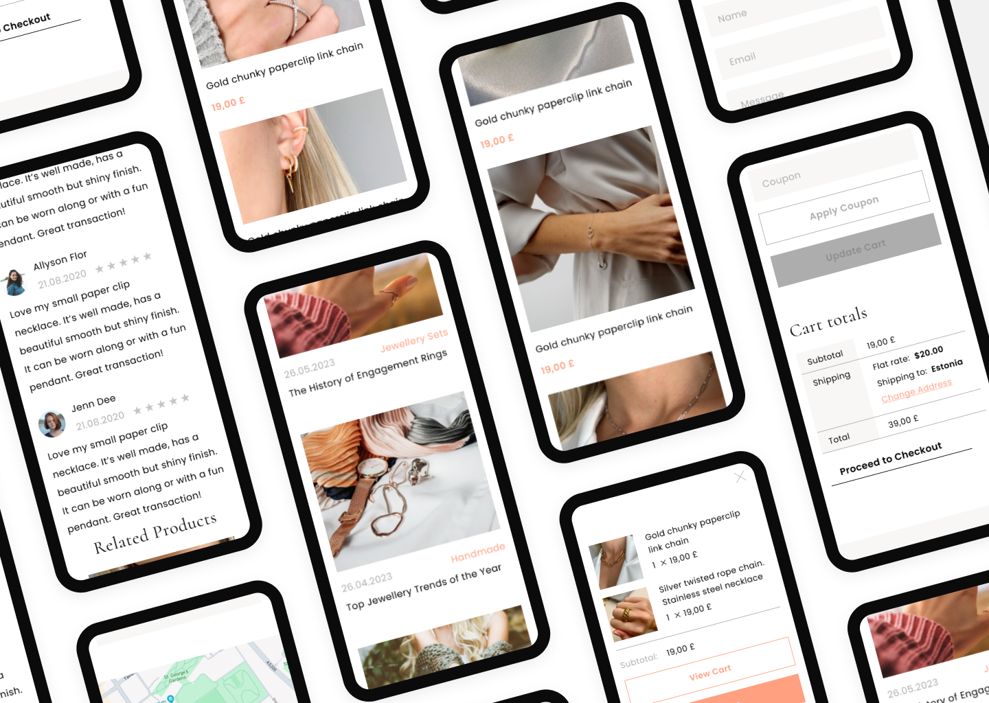 Elara jewellery website case study visual 13