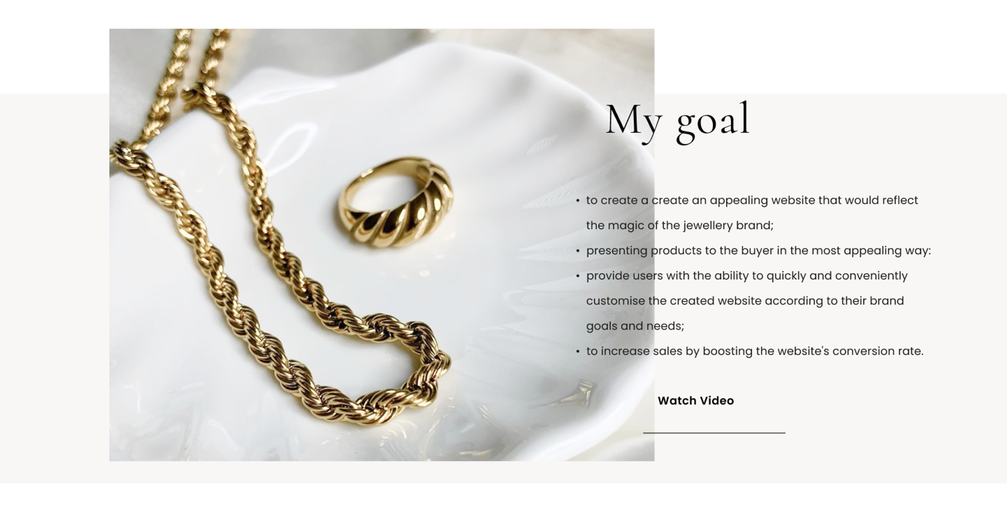 Elara jewellery website case study visual 4