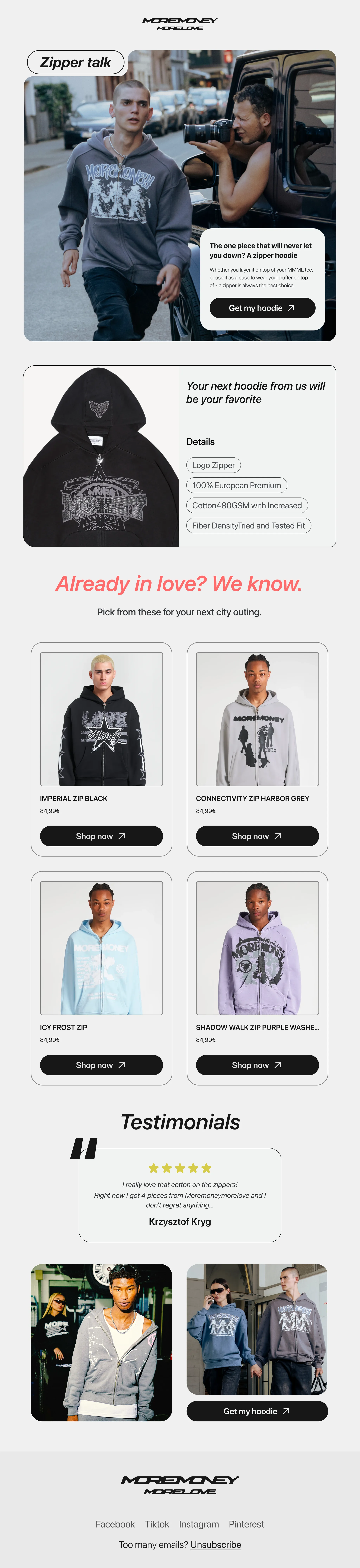 MoreMoneyMoreLove (Email Newsletter) case study visual 2